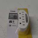 Prime PBADL101 Outlet Power Tap with Photocell Nightlight, White