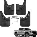 Mud Flaps Fit for Tacoma 2024 2025, Mud Guards 4pcs Soft Fender Guards Compatible with Toyota Tacoma Accessories 2024 2025 (Only Fit the Model Without Wheel Flare) (TPE Soft Long Version)