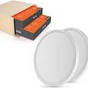 TALOYA 2 Pack 12 Inch LED Flush Mount Ceiling Light Fixture for Living Room Basement Closet Hallway Laundry Room Porch,20W Equivs to 200W 3000k/3500K/4000k/5000K/6500k (White)