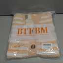 BTFBM Casual Women Spring Dresses 2025 Sleeveless Striped Midi Button Down Dress Ribbed Knit Cardigan Cover Up Dress (Orange, S)