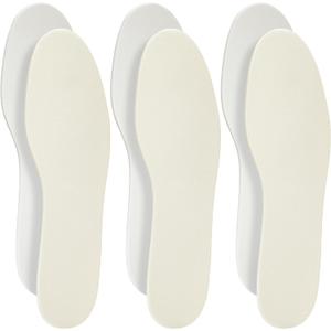 Shoe Filler Insert - Full Length Daily Latex Foam Shoe Inserts, Shoe Insoles for Shoes That are Too Big, 3 Pairs (EU 44, US Men 11)