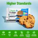 Orgain Organic Vegan Protein Bars, Chocolate Chip Cookie Dough - 10g Plant Based Protein, Low Calorie Healthy Snacks, No Lactose or Soy Ingredients, Gluten Free, Non-GMO - 1.41 Oz (Pack of 12)