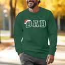 ASTANFY Couples Christmas Sweaters Mom and Dad Sweatshirts Family Christmas Shirts Long Sleeve (Green)