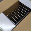 JASIWAY Dish Drying Rack in Sink, Expandable Stainless Steel Dish Drainers for Kitchen Counter, Dish Dryer Rack for Inside Sink, Over The Sink Dish Racks with Utensil Holder, Silver