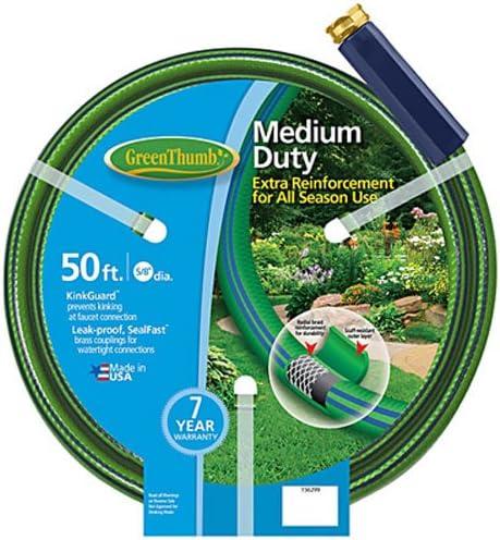 TEKNOR-APEX COMPANY 156 299 Thumb Nylon Garden Hose, 5/8-Inch by 50-Feet, Green