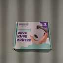 Child Safety Door Knob Cover (4 Pack) Hard-to-Remove Dual-Lock Door Handle Covers for Kids - Reusable Baby Proof Door Knob Locks - Installs Easily, No Tools Needed (White)