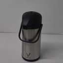 85 oz (2.5L) Airpot Coffee Carafe with Pump, Insulated Stainless Steel Coffee Dispenser, Coffee Carafes for Keeping Hot/Cold, Hot Beverage Dispenser for Party (84.5 Ounces, 1 Pack)