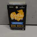 Kettle & Fire Organic Classic Chicken Bone Broth, Reduced Sodium, No Preservatives, Non GMO, 16.9 Ounces (Pack Of 6), BBD 19JUN 2027