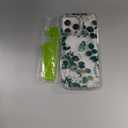 MOSNOVO Case for iPhone 16 Pro Max, [Buffertech 6.6ft Military-Grade Drop Protection] [Anti Peel Off Tech] Clear TPU Bumper Phone Case Cover Design - Eucalyptus