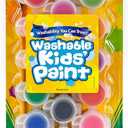 Crayola Washable Kids Paint Set & Paintbrush, Painting Supplies, 18 Count