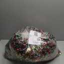 50 Ft Christmas Tinsel Garland Thick Tinsel Garland Xmas Tree Decorations Metallic Tinsel Twist Garland for Christmas, Birthday, Party Decor Indoor Outdoor Party Supplies (Mix1)