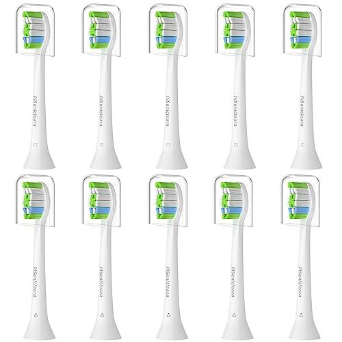 Pisonicleara Replacement Toothbrush Heads(10-pc) Compatible with Philips Sonicare Electric Tooth Brush Electric Tooth Brush Refill 4100 Hx6920 Hx9023