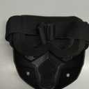 Paintball Mask Anti Fog,Tactical Full Face Mask Ski Mask Goggles Detachable Adjustable,Motorcycle Riding Face Protection (Black)