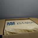 Istana Stylish Foldable Stain Resistant Rug 10x14 - Grey/Gold - Boho Washable Area Rug