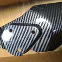 Front Fender Mudguard Compatible with Talaria Sting X3 MX3 MX4 and Sur Ron Light Bee X/S Electric Dirt Bike, Plastic Wheel Splash Guard Accessories(Carbon Fiber)