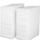 Linen Feel Disposable Guest Towels - Cloth Like White Paper Hand Napkins 200 Pack - Highly Absorbent, Soft Fancy Guest Hand Towels for Bathroom, Parties, Dinner, Cocktails, Kitchen, Weddings & Events