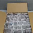 BAKHUK 36pcs 4oz Small Plastic Juice Bottles with Caps, Empty Reusable Clear Bulk Beverage Containers for Juice, Milk and Other Beverages,Suitable for Christmas Parties