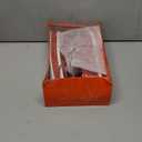 LUCKY STEP Women's Platform Glitter Sneakers | Sparkly Bling Shiny Dressy Bedazzled Wedding Bridal Fashion Walking Shoes (9, Red)