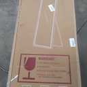 71" x 26" Arched Full Length Mirror with LED Lights, Floor Mirror with Stand, Wall Mirror Full Length, Body Floor Mirror, Wall Mounted Mirror for Bedroom, Dimmable, Tempered Glass