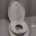 Jool Baby Quick Flip Toilet Seat with Built-in Potty & Splash Guard for Toddler Training, Slow Close (Elongated)
