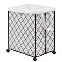 Brand: BKNROIHB
Multifunctional Laundry Basket with Wheels, Rolling Hamper, Detachable Lining, Metal Frame - Ideal for Bedrooms, Bathrooms, Laundry Rooms(Balck+Black)