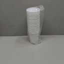 Juvale White Plastic Stadium Cups - 16 oz Pack of 16 - Reusable Glossy Party Tumblers