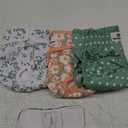 Pet Parents Washable Dog Diapers (3pack) + Extendrs of Durable Doggie Diapers, Premium Dog Diapers Female (Small, Daisy) (Small (9-15"))