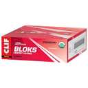 CLIF BLOKS - Strawberry Flavor - Energy Chews - Non-GMO - Plant Based - Fast Fuel for Cycling and Running - Quick Carbohydrates and Electrolytes - 2.12 oz. (18 Count) (EXP 03/18/27)