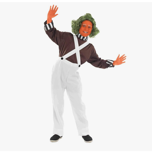 fun shack Kids Chocolate Factory Worker Costume, Boys Halloween Movie Character Chocolate Factory Outfit Medium