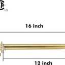 12 Inch Anti-Siphon Frost Free Sillcock Valve Multiturn 1/2 Inch NPT, 3/4 Inch Hose Bibb, Brass Body,Brass Valve 12 inch Length
