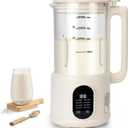 Automatic Nut Milk Maker, 8 in1 40oz Soybean Milk Machine for Homemade Almond, Oat, Soy, Coconut, Plant-Based Milk and Non Dairy Beverages, 12 Hours Timer/Auto-clean/Room Temp/Keep Warm/Boil/Low-Noise