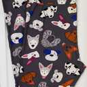 TC LuLaRoe Tall & Curvy Leggings Poodle Bulldog Husky Dachshund Dogs on Gray R43, Pack Of 2
