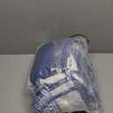 Dinjoy Boho Queen Quilt Set, Striped Bedspread Coverlet Bed Mineral Blue Bedding Sets 3 Pieces Micofiber Lightweight Quilts Sets with 2 Pillow Shams for All Season 96''x90, Mineral Blue, Queen