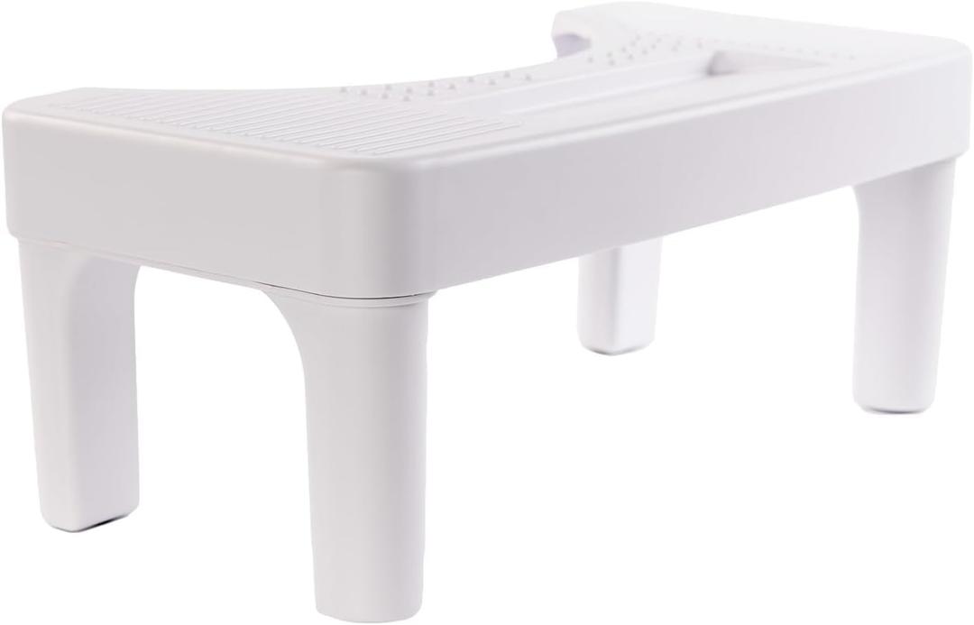 6.7 Inch Toilet Stool for Bathroom,Non-Slip Potty Stool for Pooping,Toilet Step Stool for Adults