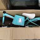 KEANO Zinnia 20" Kids Bike for 7-10 Yrs, Kickstand & Basket, Green | 20" Girls Bikes with Doll Seat, Kickstand, Streamers, & Basket, Kids' Bicycles 20"