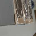 BAYKA White Floating Shelves for Wall  Rustic Wood Wall Shelves with Metal Brackets for Bathroom, Bedroom, Kitchen, or Living Room Decor Organization  Set of 3, Sturdy Storage with 22lb Capacity (15.7inches, C. White - Modern Minimalist Style)