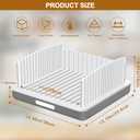Upgrade Widen Bread Slicer for Sourdough rounds, 13 Adjustable Large Capacity Wide and Thicknesses, Foldable and Compact Cutting Guide with Crumb Tray, Suitability for Homemade sourdough Bread