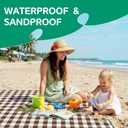 Waterproof Beach Blanket Picnic Outdoor Camping Mat Oversized Extra Large Foldable Sandproof Sand Free Resistant Big XL Giant Towel Hawaii Honeymoon Essentials Women Summer Must Have Vacation Gift