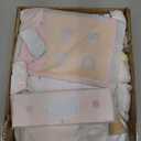 labebe Wooden Baby Walker, Push Activity Walker for Kids 12M+, Multifunctional Ice Cream Cart Activity, Adjustable Speed Learning Walking with Wheels, Birthday Gift for Girls Boys Ages 1-3 (Pink)