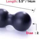 Peanut Massage Ball Roller, Double Lacrosse Ball, Acupoint Myofascial Release Muscle Knot Relaxer Mobility Trigger Point for Physical Therapy Self Deep Tissue Manual Massager Equipment Tool Set