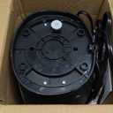 Amazon Basics Oscillating Ceramic Space Heater, Portable Fast Heating Indoor Solution, With Overheat and Tip-Over Protection, Thermostat, 1500W, 7.52"D x 6.34"W x 9.45"H, Black