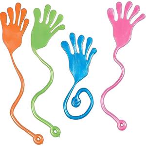 Tuko 20PCS Sticky Hands, Sticky Finger, Kids' Party Favor Sets, Fun Toys, Party Favors, Wacky Fun Stretchy Sticky Hands, Halloween Party Favors, Birthday Parties, Toys for Sensory Kids,20PCS