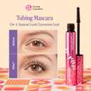 Grande Cosmetics GrandeWRAP Tubing Mascara - Buildable Volume & Length, Lifts, Curls & Separates Lashes, Anti-Smudge, Lightweight, Flake-Free, All Day Wear, Easy Removal, ProVitamin B5 Infused - Black