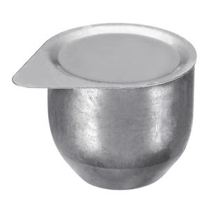 PATIKIL 30ml Nickel Crucible with Lid, Evaporation Metal Bowl Cup Pot for Melting Casting Refining