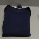 wirarpa Women's Cotton Thermal Underwear Set Lightweight Long Johns Base Layer Pajama Set for Women Top Bottom (Large, Navy Blue)