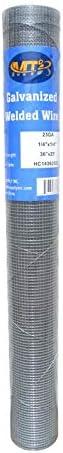 Galvanized After Welding Hardware Cloth 36 in x 25 ft - 1/4 x1/4 inch Mesh 23GA