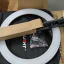 21 inch LED Ring Light with Tripod Stand, Large Selfie Ring Light with Touch Panel for YouTube Vlog Video Shooting, Makeup Studio Portrait with Carrying Bag and Remote Controller, CRI>97