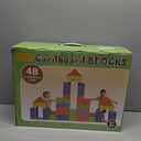 48-Pack Cardboard Building Blocks for Kids: 26/36/48 Jumbo Gifts Heavy Duty Develop Creative Thinking Spatial Reasoning Easy to Assemble