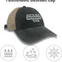 Put it on My Husband's tab Black Baseball Cap Funny Ball Hats Women Men hat Retro Truck Embroidered caps