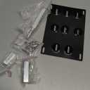 JDM Style Front Bumper Tow Hook License Plate Mounting Bracket Holder Adapter Relocator for 2013-2021 Scion FR-S Subaru BRZ (Black)